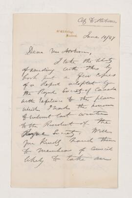 Letter, 10 June 1887