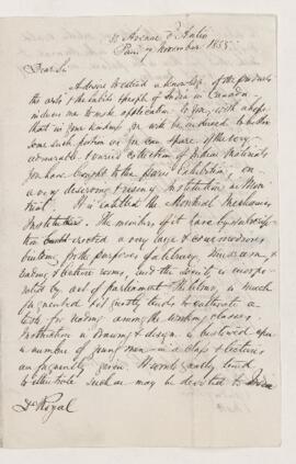 Letter, 7 November 1855