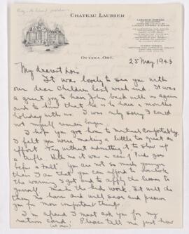 Letter, 25 May 1943