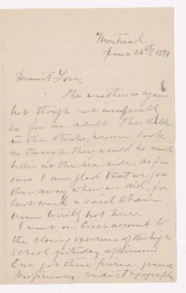 Letter, 25 June 1891