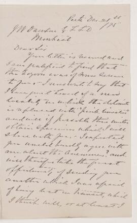 Letter, 21 December 1875