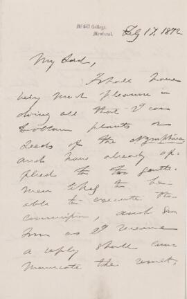 Letter, 17 February 1872