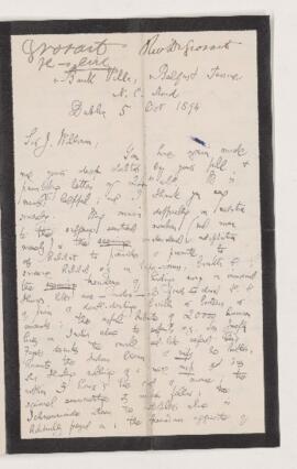 Letter, 5 October 1894