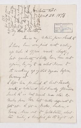 Letter, 28 April 1877