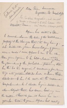 Letter, 11 March 1893