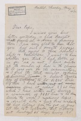 Letter, 5 May 1870