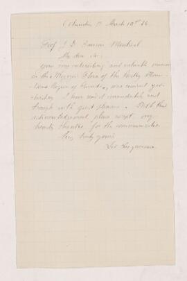 Letter, 10 March 1886