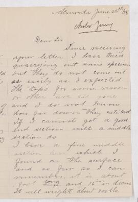 Letter, 28 June 1888