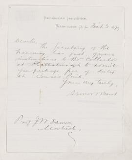 Letter, 3 March 1879