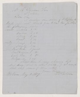 Order, 1 May 1857