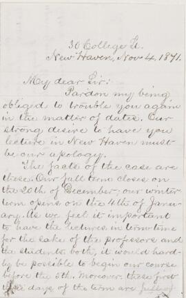 Letter, 4 November 1871