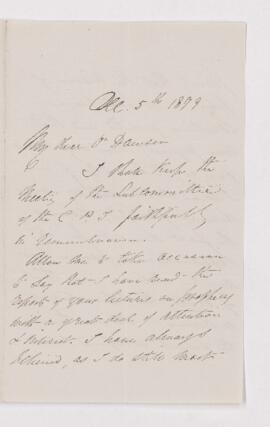 Letter, 5 December 1879