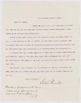 Letter, 8 April 1887