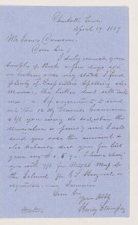 Letter, 17 April 1857