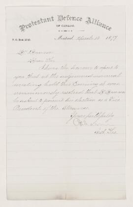 Letter, 13 March 1877