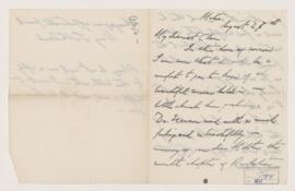 Letter, 27 August 1917