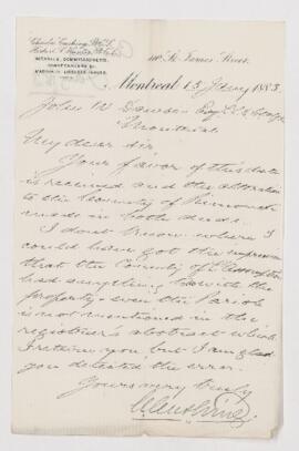 Letter, 15 January 1883