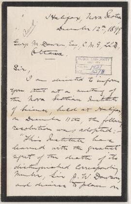 Letter, 12 December 1899