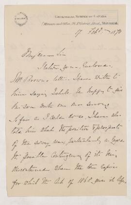 Letter, 17 February 1870