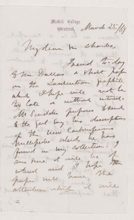 Letter, 25 March 1869