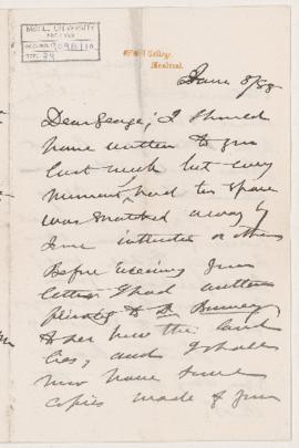 Letter, 3 June 1888