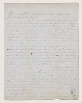 Letter, 26 April 1848