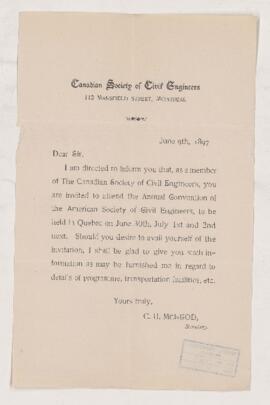 Letter, 9 June 1897