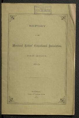 Annual Reports of the Montreal Ladies Educational Association