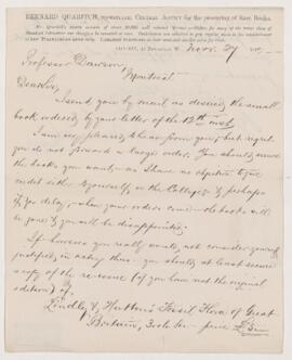 Letter, 27 November 1872