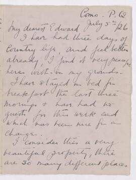 Letter, 5 July 1926