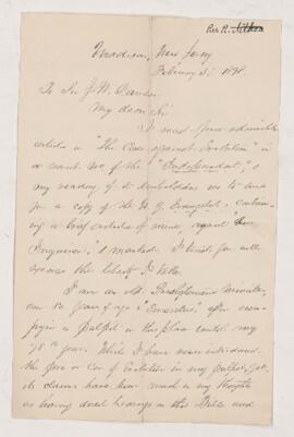 Letter, 5 February 1898