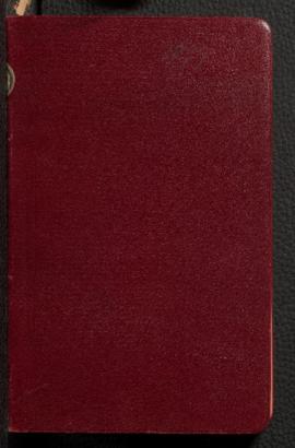 Private diary, 1899