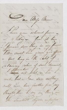 Letter, 18 January 1843