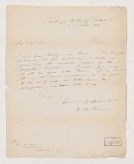 Letter, 1 September 1879