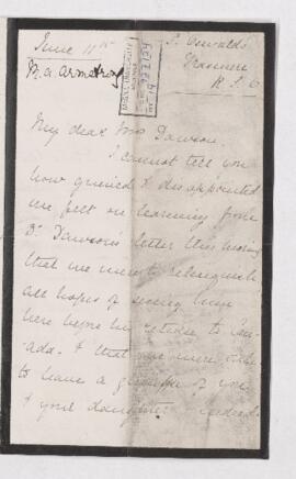 Letter, 11 June