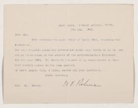 Letter, 5 May 1895