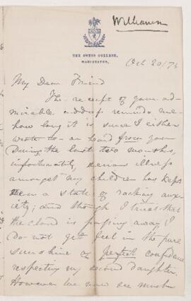 Letter, 20 October 1875