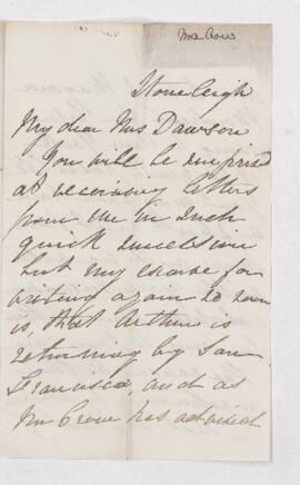 Letter, 14 September