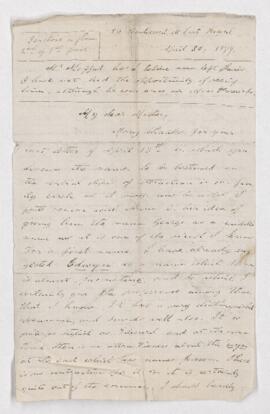 Letter, 30 April 1877