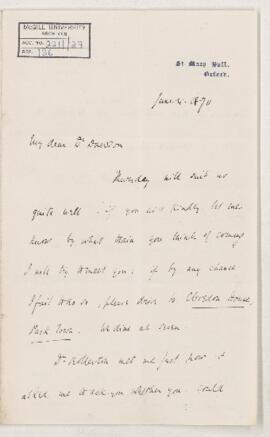 Letter, 4 June 1870