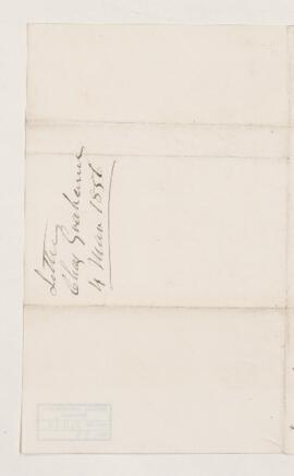 Letter, 4 March 1856