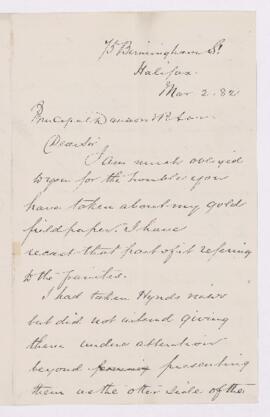 Letter, 2 March 1882