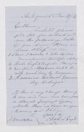 Letter, 14 January 1856