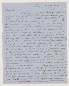 Letter, 7 November 1857