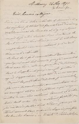 Letter, 26 November 1871