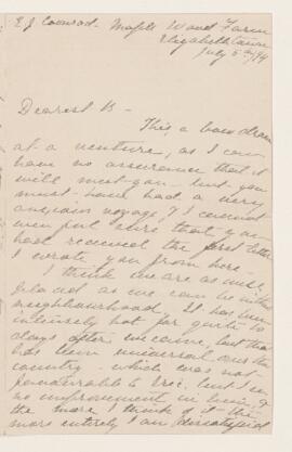 Letter, 5 July 1894