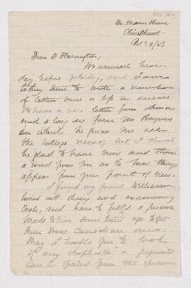 Letter, 24 October 1883