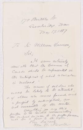 Letter, 17 May 1887