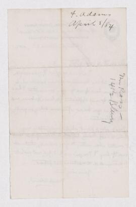 Letter from Frank Adams to B.J. Harrington, written from Ottawa.