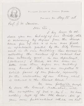 Letter, 25 May 1868